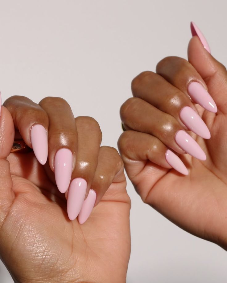 Solid Color Nail Set (24Pcs)