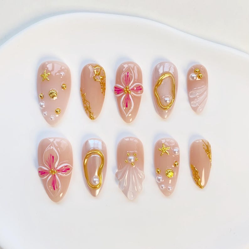 Siren Type Mermaidcore Press-On Nails