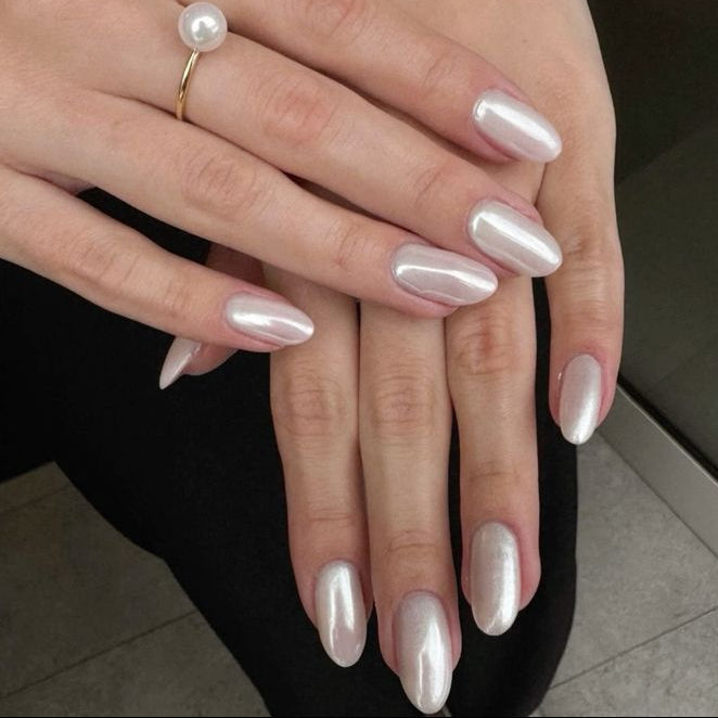 Pearl 24Pcs Press-Ons Nail set