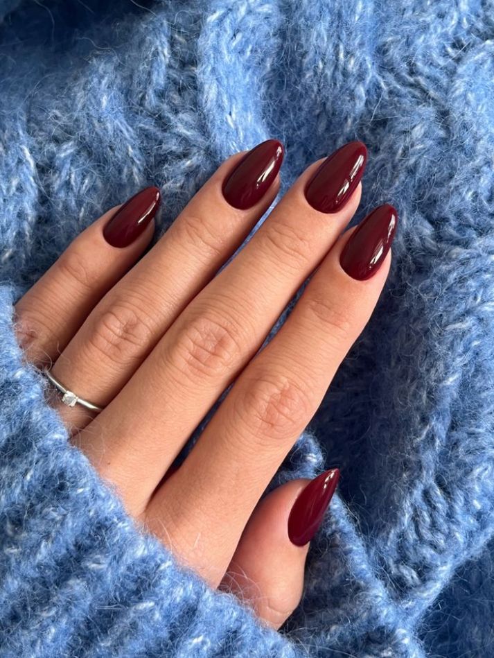 Wine 24Pcs Press-Ons Nail Set