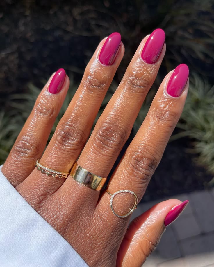 Solid Color Nail Set (24Pcs)